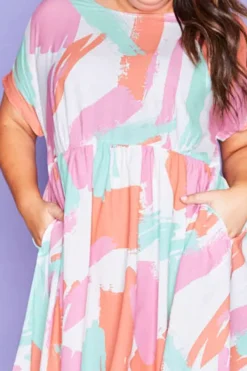 Lorraine Designs Casual Dresses | Shift Dresses*Freya Brushstrokes Dress