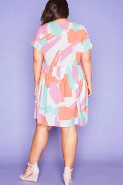 Lorraine Designs Casual Dresses | Shift Dresses*Freya Brushstrokes Dress