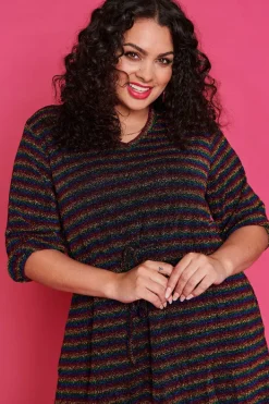 Lorraine Designs Fit & Flare Dresses | Loose Dresses*Funky Disco Vibes Dress