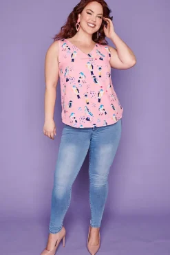 Lorraine Designs Tops*Gabrielle Garden Birds Top