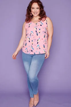 Lorraine Designs Tops*Gabrielle Garden Birds Top