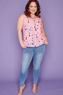 Lorraine Designs Tops*Gabrielle Garden Birds Top