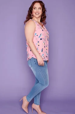 Lorraine Designs Tops*Gabrielle Garden Birds Top