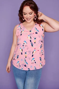Lorraine Designs Tops*Gabrielle Garden Birds Top