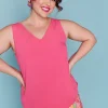Lorraine Designs Tops*Gabrielle Hot Pink Top