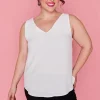 Lorraine Designs Tops*Gabrielle White Top