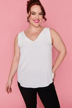 Lorraine Designs Tops*Gabrielle White Top