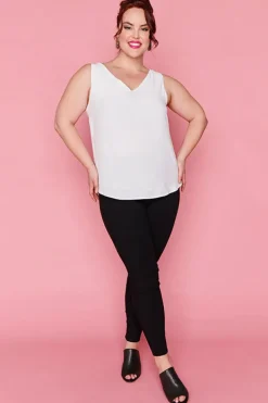 Lorraine Designs Tops*Gabrielle White Top