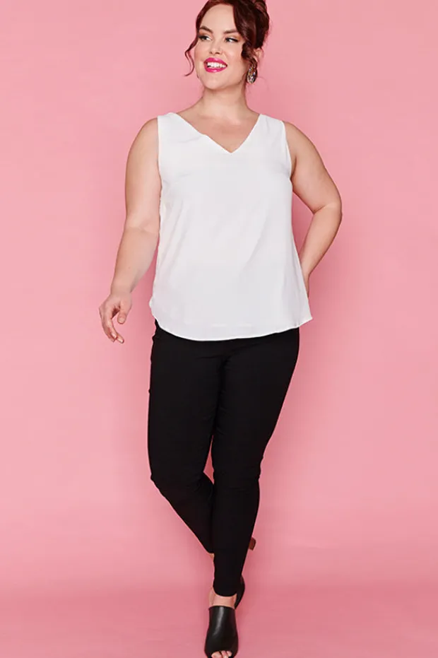 Lorraine Designs Tops*Gabrielle White Top