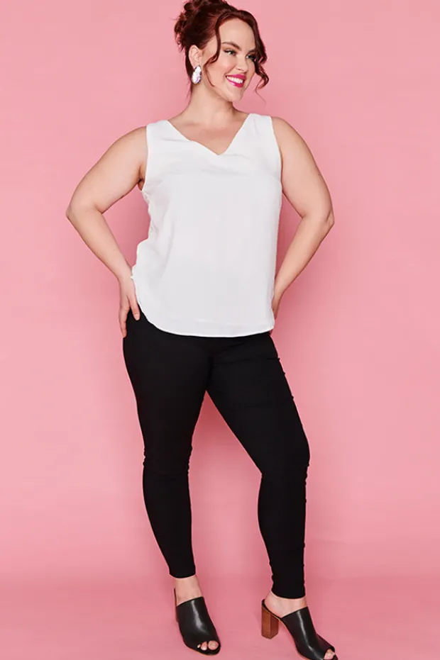 Lorraine Designs Tops*Gabrielle White Top
