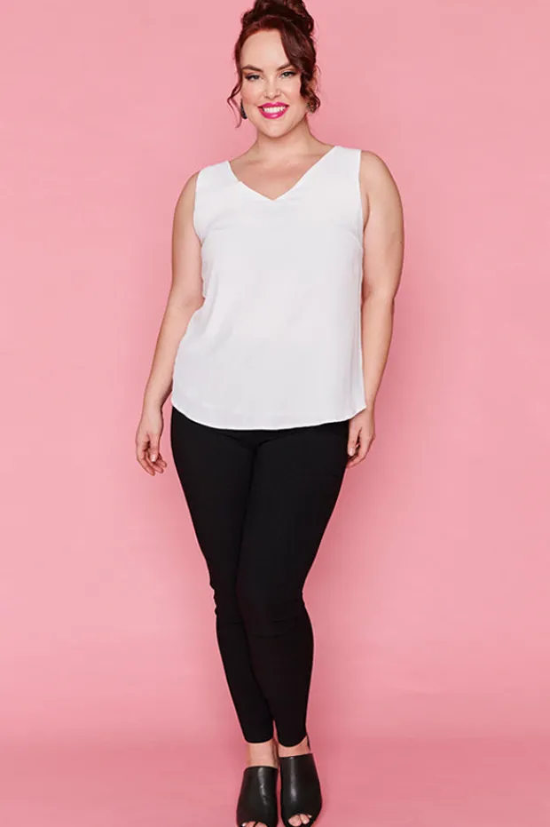 Lorraine Designs Tops*Gabrielle White Top