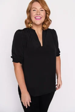 Lorraine Tops*Gianna Black Top