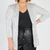 Lorraine Jackets & Coats | Sequin Dresses*Glow Silver Sequins Blazer