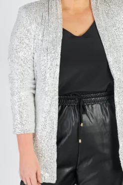Lorraine Jackets & Coats | Sequin Dresses*Glow Silver Sequins Blazer