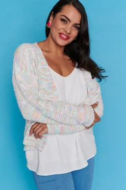 Lorraine Designs Knits & Cardigans*Hallie Pastel Sorbet Cardi