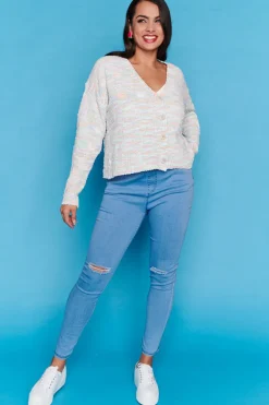 Lorraine Designs Knits & Cardigans*Hallie Pastel Sorbet Cardi