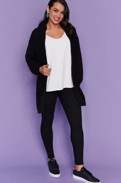 Lorraine Designs Knits & Cardigans*Helena Black Knit Cardi