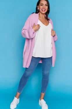 Lorraine Designs Knits & Cardigans*Helena Lilac Knit Cardi
