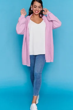Lorraine Designs Knits & Cardigans*Helena Lilac Knit Cardi