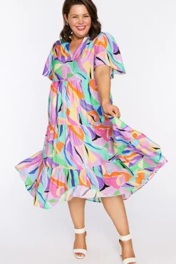 Lorraine Designs Loose Dresses | Midi Dresses*Hollie Colour Swatch Dress
