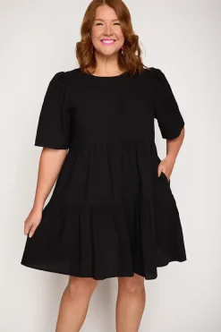 Lorraine Designs Casual Dresses | Shift Dresses*Isadora Black Dress