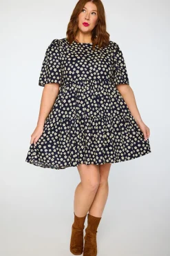 Lorraine Designs Shift Dresses | Loose Dresses*Isadora Navy Sweet Daisy Dress
