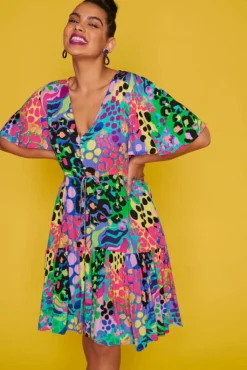 Label of Love Casual Dresses | Fit & Flare Dresses*Ivana Electric Leopard Dress