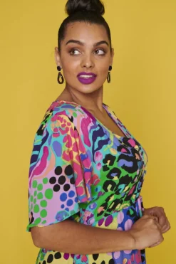 Label of Love Casual Dresses | Fit & Flare Dresses*Ivana Electric Leopard Dress