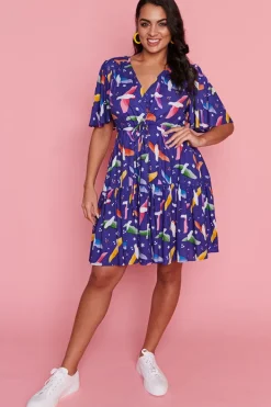 Lorraine Casual Dresses | Loose Dresses*Ivana Rainbow Crackle Dress