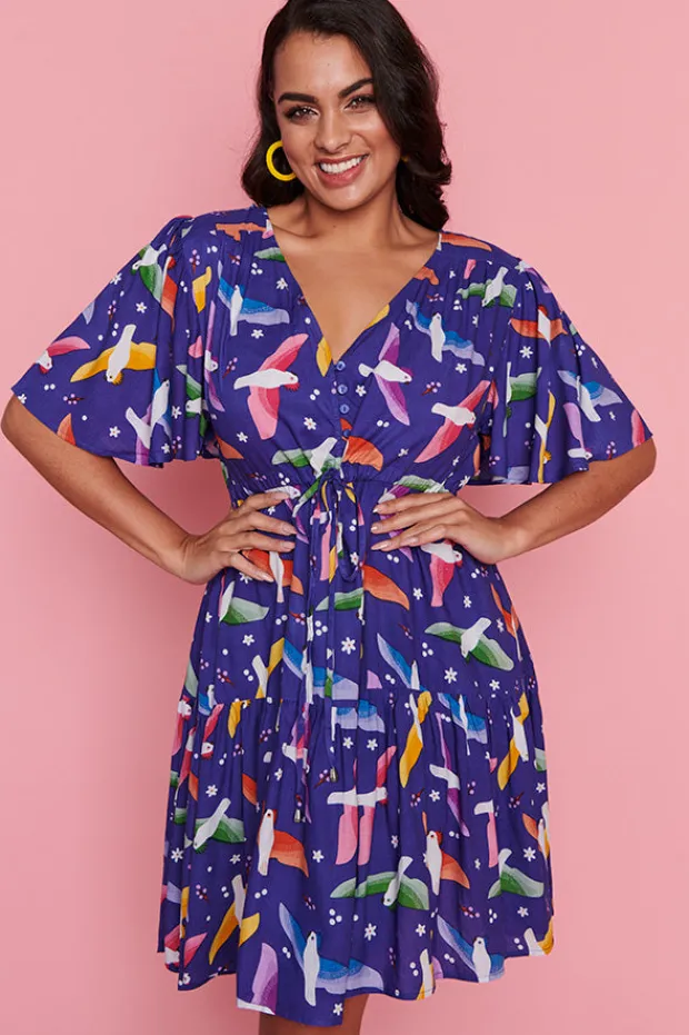Lorraine Casual Dresses | Loose Dresses*Ivana Rainbow Crackle Dress