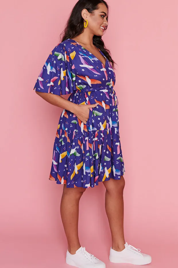 Lorraine Casual Dresses | Loose Dresses*Ivana Rainbow Crackle Dress