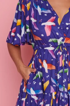 Lorraine Casual Dresses | Loose Dresses*Ivana Rainbow Crackle Dress
