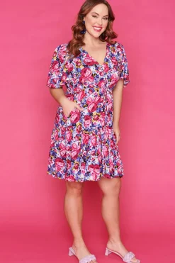 Label of Love Casual Dresses | Fit & Flare Dresses*Ivana Violet Floral Dress*