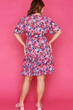 Label of Love Casual Dresses | Fit & Flare Dresses*Ivana Violet Floral Dress*