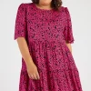 YD International Shift Dresses | Loose Dresses*Izzie Animal Hearts Dress