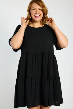 YD International Shift Dresses | Loose Dresses*Izzie Black Dress