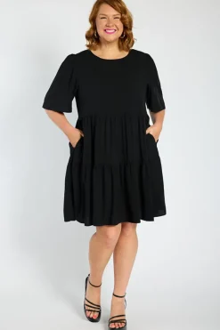 YD International Shift Dresses | Loose Dresses*Izzie Black Dress