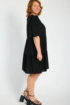 YD International Shift Dresses | Loose Dresses*Izzie Black Dress