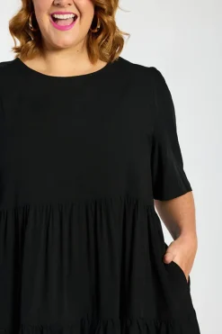 YD International Shift Dresses | Loose Dresses*Izzie Black Dress