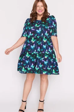 Lorraine Designs Shift Dresses | Loose Dresses*Izzie Butterfly Aura Dress