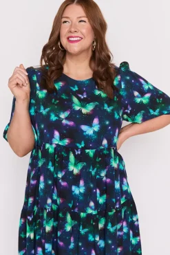 Lorraine Designs Shift Dresses | Loose Dresses*Izzie Butterfly Aura Dress