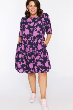 YD International Shift Dresses | Loose Dresses*Izzie Contrast Ivy Dress