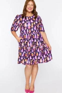 YD International Shift Dresses | Loose Dresses*Izzie Happy Ghosts Dress