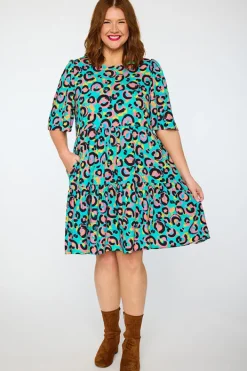 YD International Shift Dresses | Loose Dresses*Izzie Little Party Leopard Dress