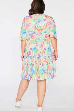 YD International Shift Dresses | Loose Dresses*Izzie Rainbow Garden Dress