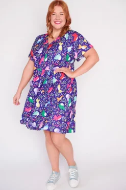 Lorraine Designs Casual Dresses | Shift Dresses*Jackie Willy Wagtail Pocket Front Dress