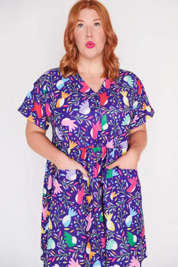 Lorraine Designs Casual Dresses | Shift Dresses*Jackie Willy Wagtail Pocket Front Dress