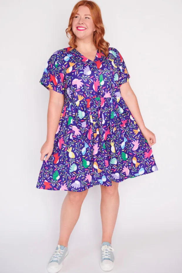 Lorraine Designs Casual Dresses | Shift Dresses*Jackie Willy Wagtail Pocket Front Dress
