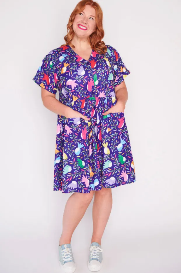 Lorraine Designs Casual Dresses | Shift Dresses*Jackie Willy Wagtail Pocket Front Dress