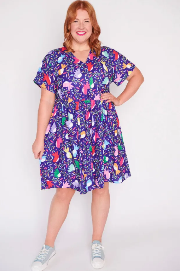 Lorraine Designs Casual Dresses | Shift Dresses*Jackie Willy Wagtail Pocket Front Dress